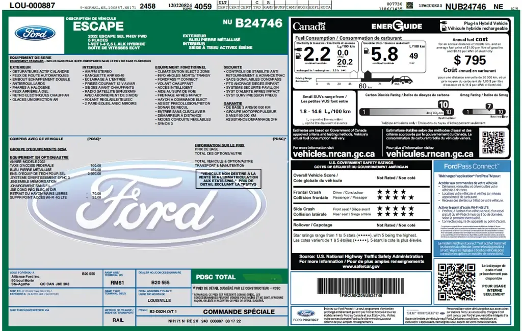 Ford Escape 2022 photo 2