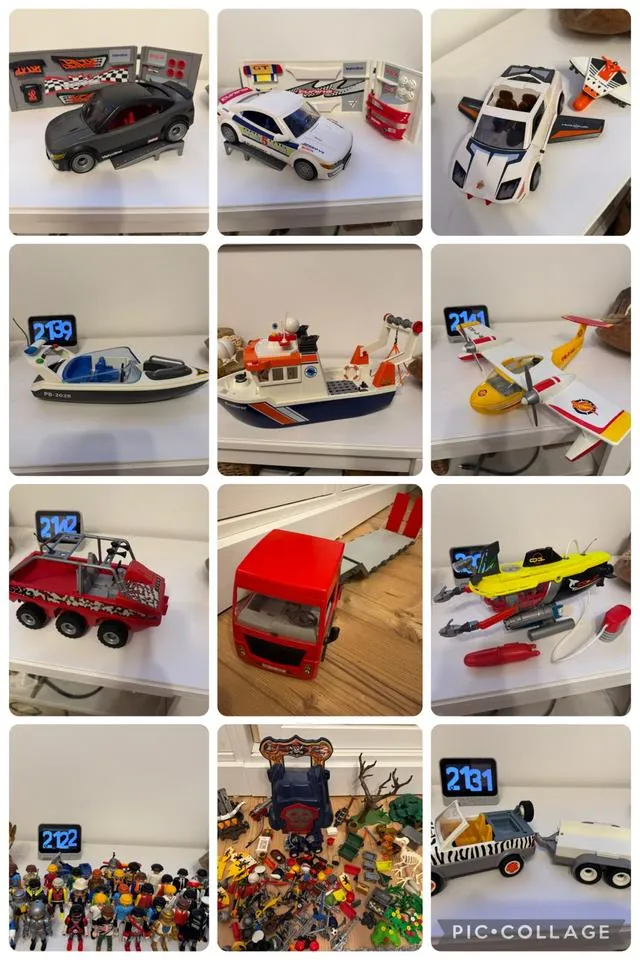 Playmobil Konvolut Autos Figuren Boote