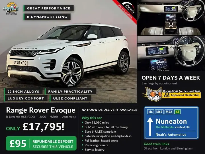 Land Rover Range Rover Evoque 2020 photo 2
