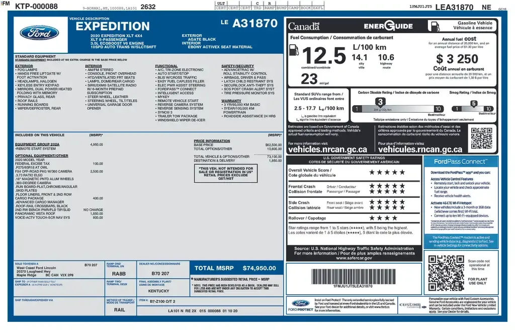 Ford Expedition 2020 photo 2