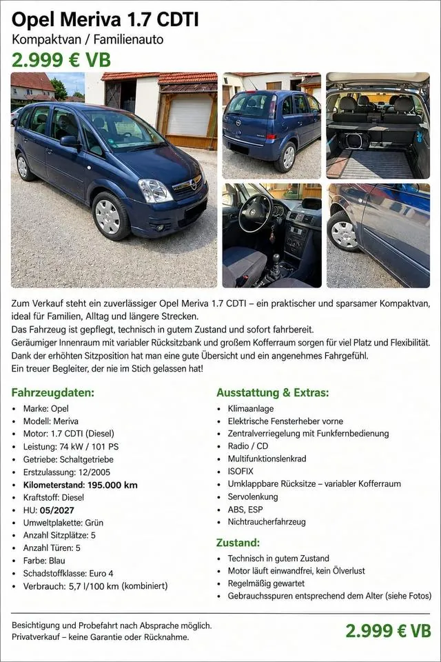 Opel Meriva