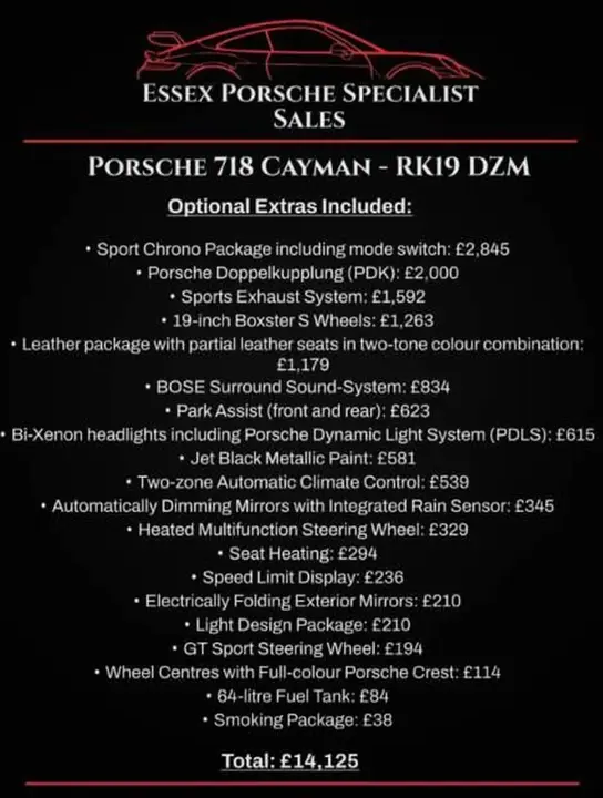 Porsche 718 Cayman 2019 photo 2