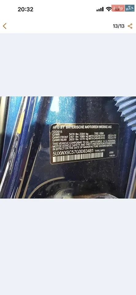 BMW X3 2015 photo 2