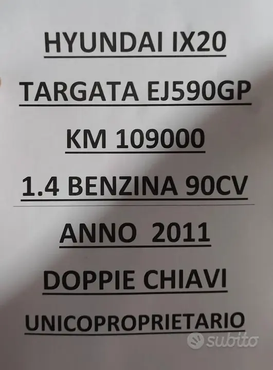 Hyundai Ix20 2011 photo 3