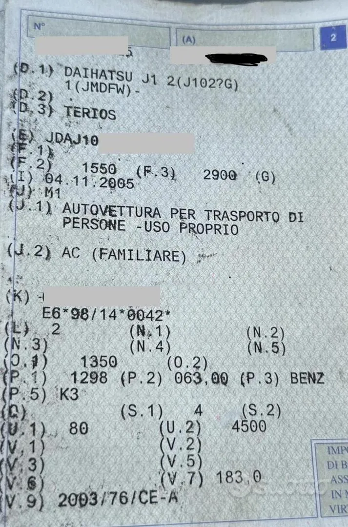 Daihatsu Terios 2005 photo 2