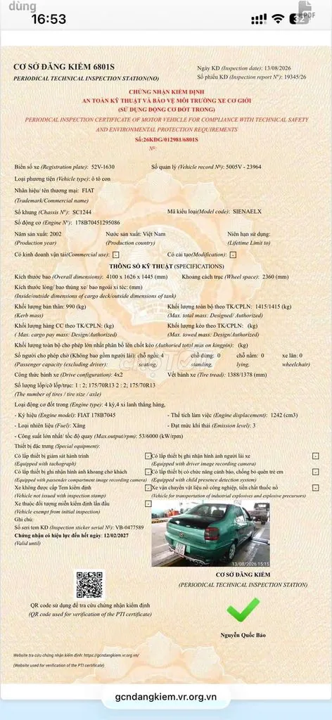 Fiat Siena 2003 photo 2