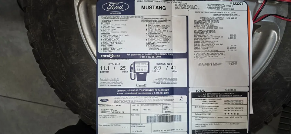 Ford Mustang 2011 photo 3