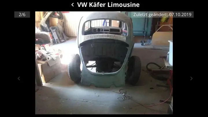 Volkswagen Käfer 1969 photo 2