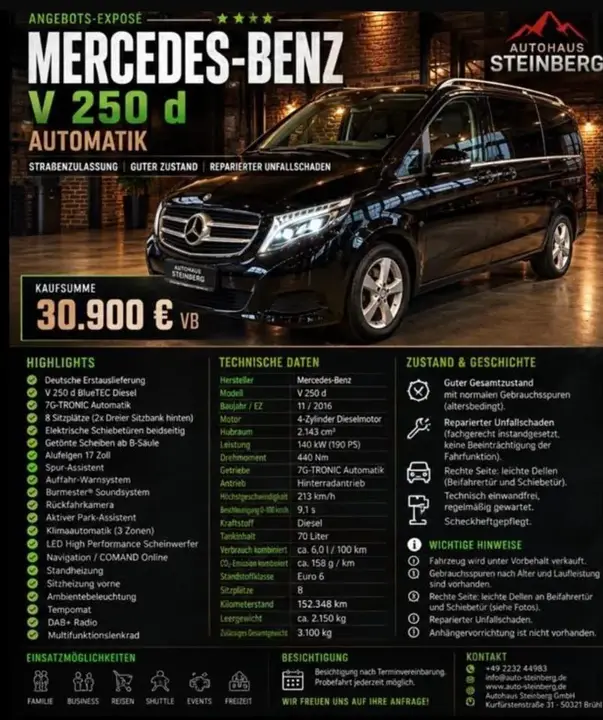 Mercedes-Benz V 250D
