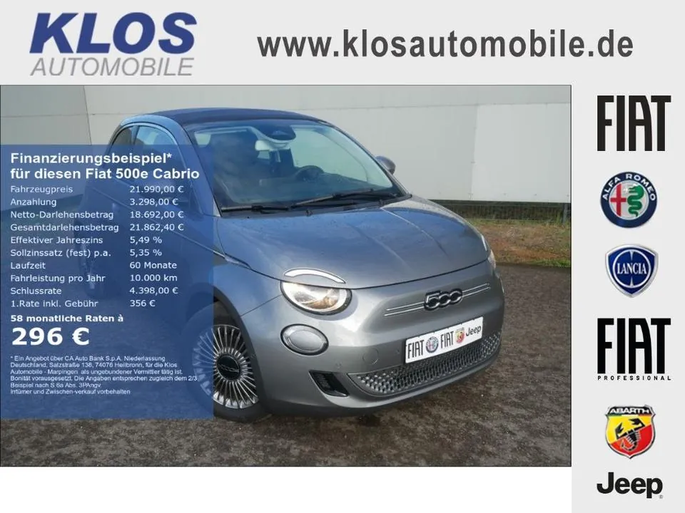 Fiat 500E Cabrio