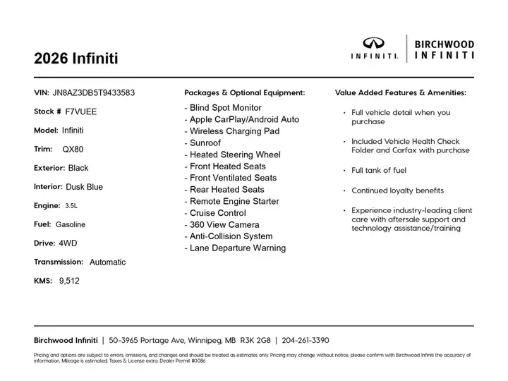 Infiniti Qx80 2026 photo 4