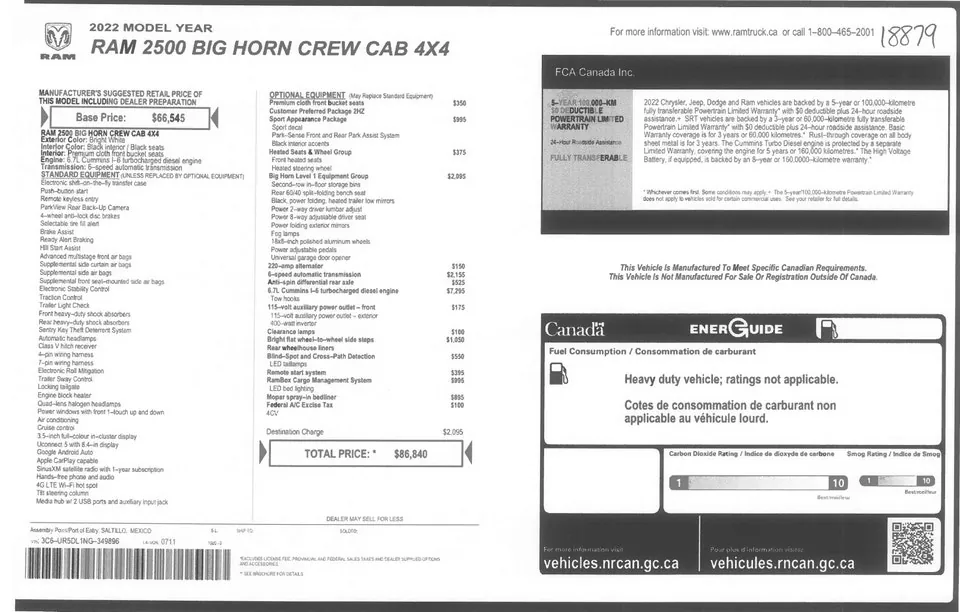 Ram 2500 2022 photo 3