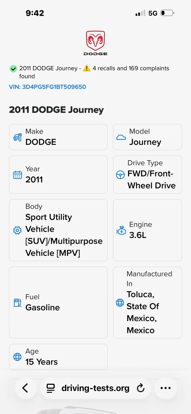 Dodge Journey 2011 photo 4