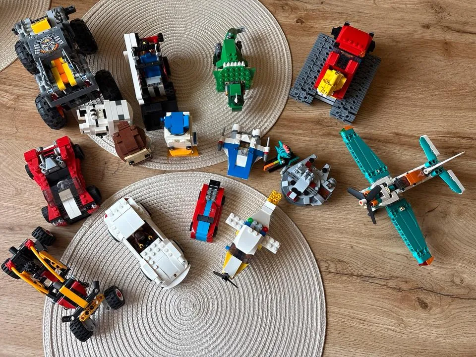 Lego Lego Vehicle Set: Various Cars, Plane And Models