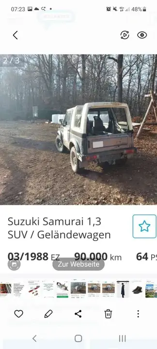 Suzuki Samurai 1988 photo 2