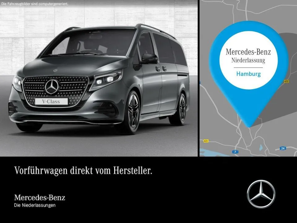 Mercedes-Benz V 300 D Lang Avantgarde+Amg+Schiebda+9G+Ahk+Navi