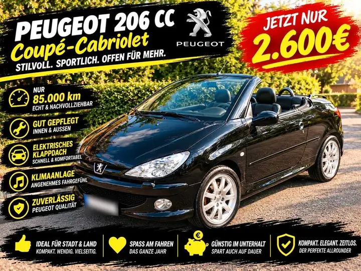 Peugeot 206 Cc Cabrio