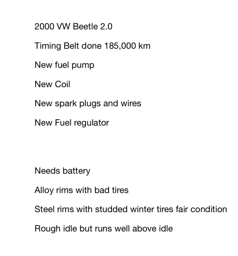 Volkswagen Beetle 2000 photo 2