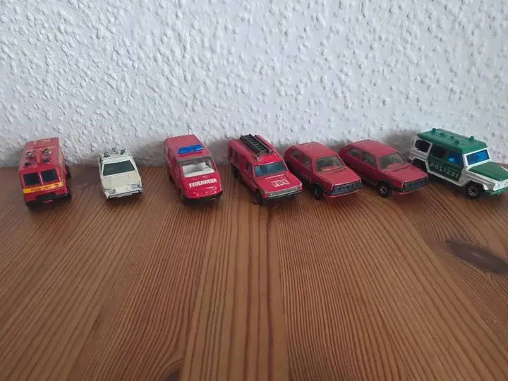 Matchbox Autos Konvolut - 7Er Set