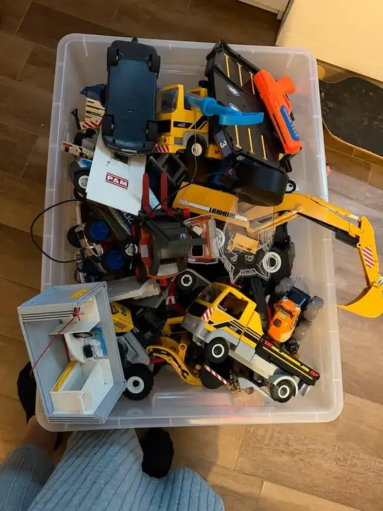 Playmobil Large Playmobil Construction Set Police Cars