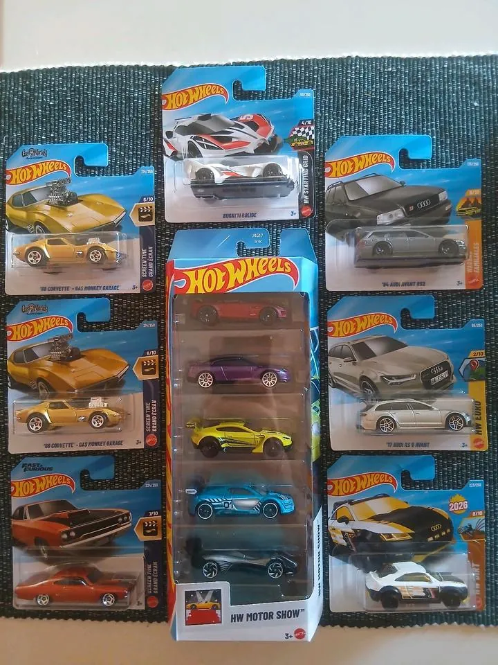Hot Wheels 5Er Pack Hw Motor Swow Autos