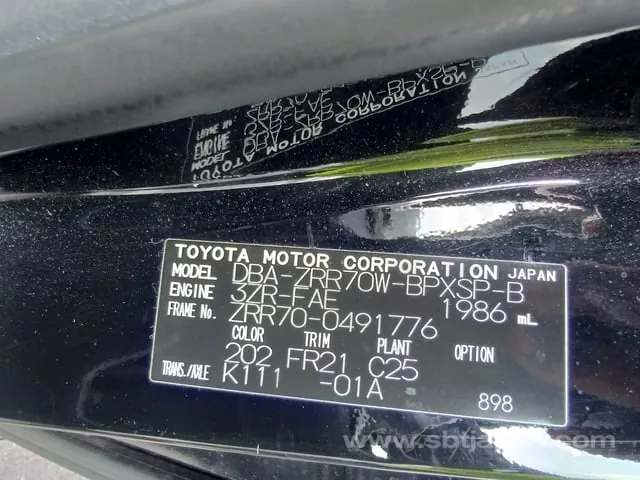 Toyota Voxy Zs Kirameki 2 2012 photo 5