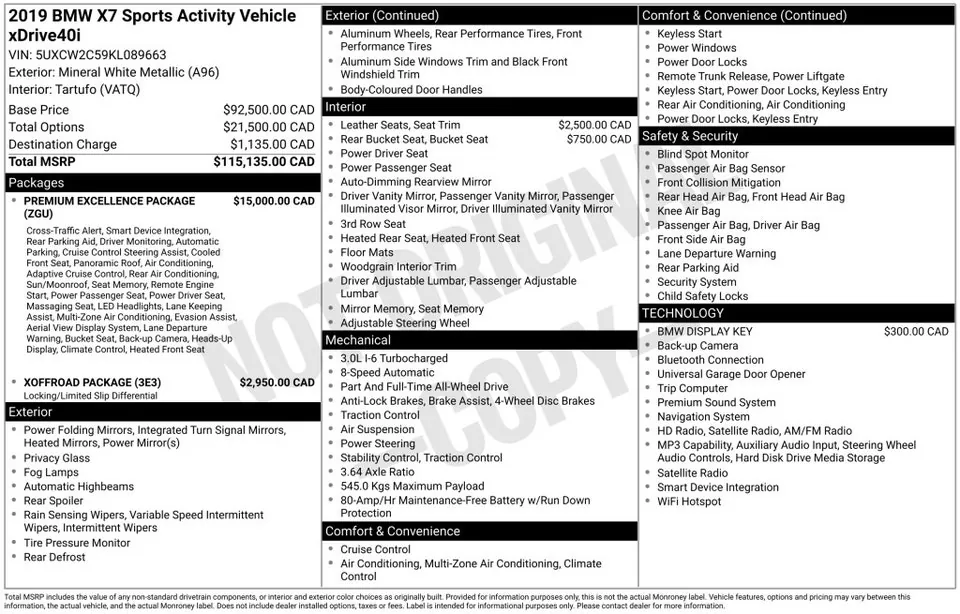 BMW X7 2019 photo 3