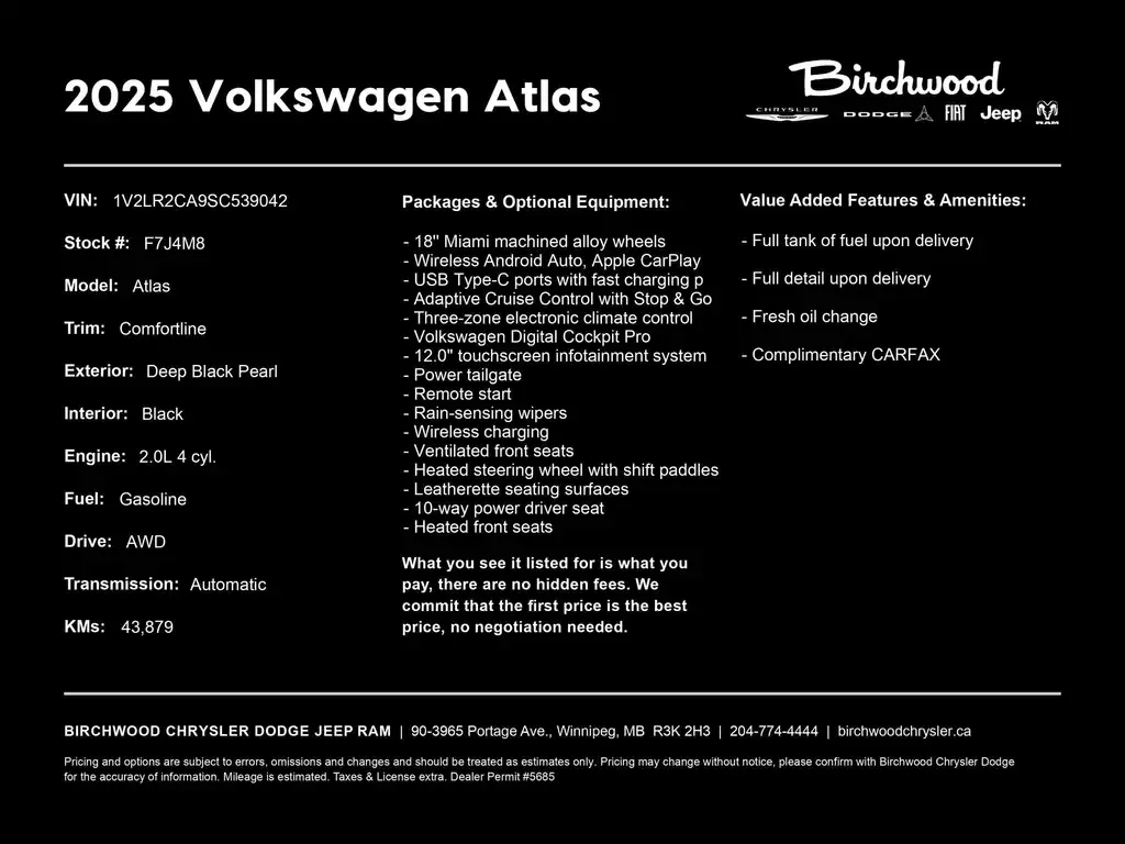 Volkswagen Atlas 2025 photo 2