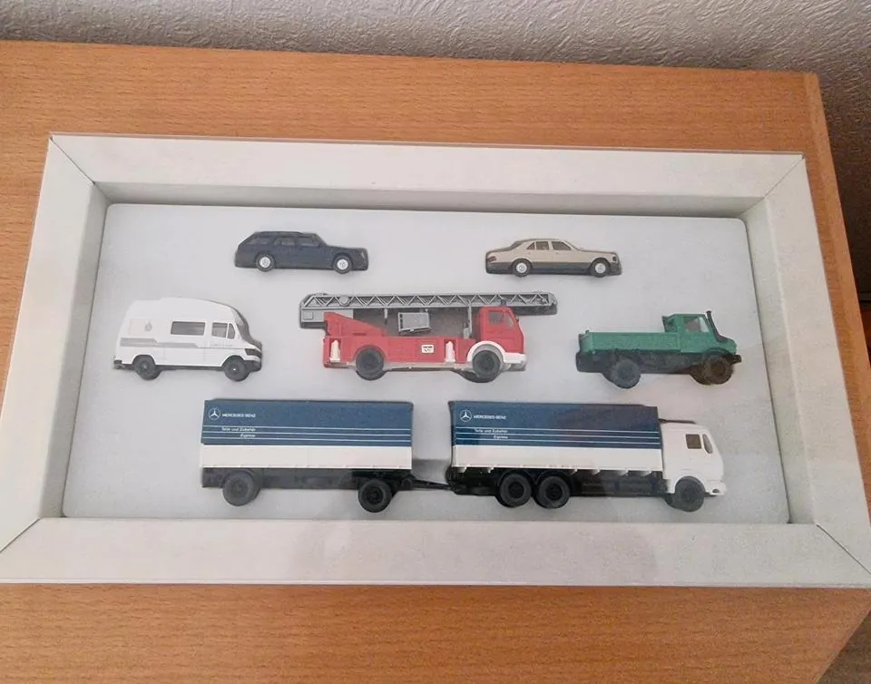 Mercedes-Benz Set Of 7 Mercedes-Benz Cars In Display Special Edition