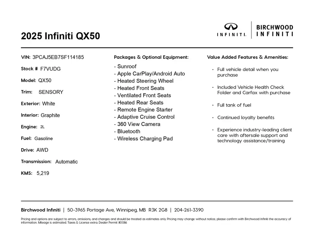 Infiniti Qx50 2025 photo 4