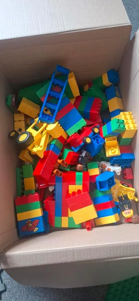 Lego Duplo Blocks, Cars, Figures