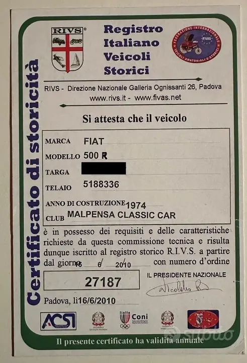 Fiat 500 1974 photo 5