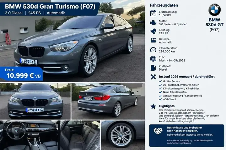 BMW 530D Gran Turismo