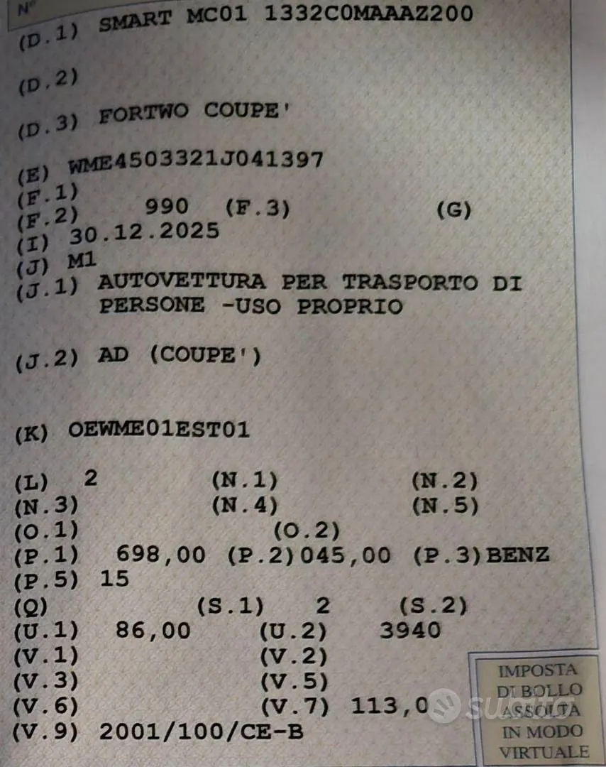 Smart Fortwo 2003 photo 5