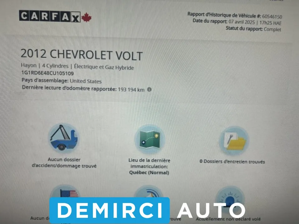 Chevrolet Volt 2012 photo 2