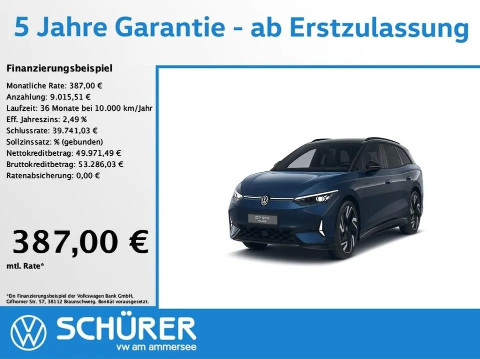 Volkswagen Id.7 Tourer Gtx 4Motion