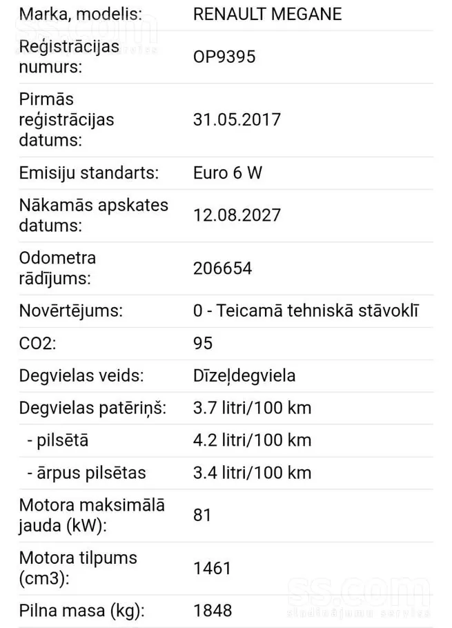 Renault Megane 2017 photo 4