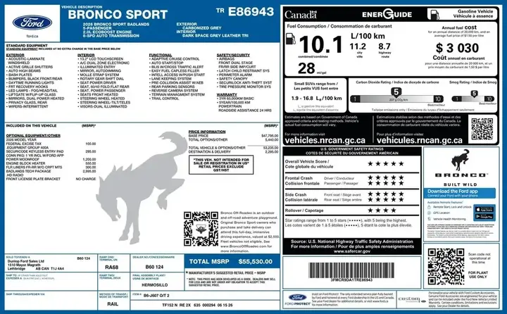 Ford Bronco Sport 2026 photo 2