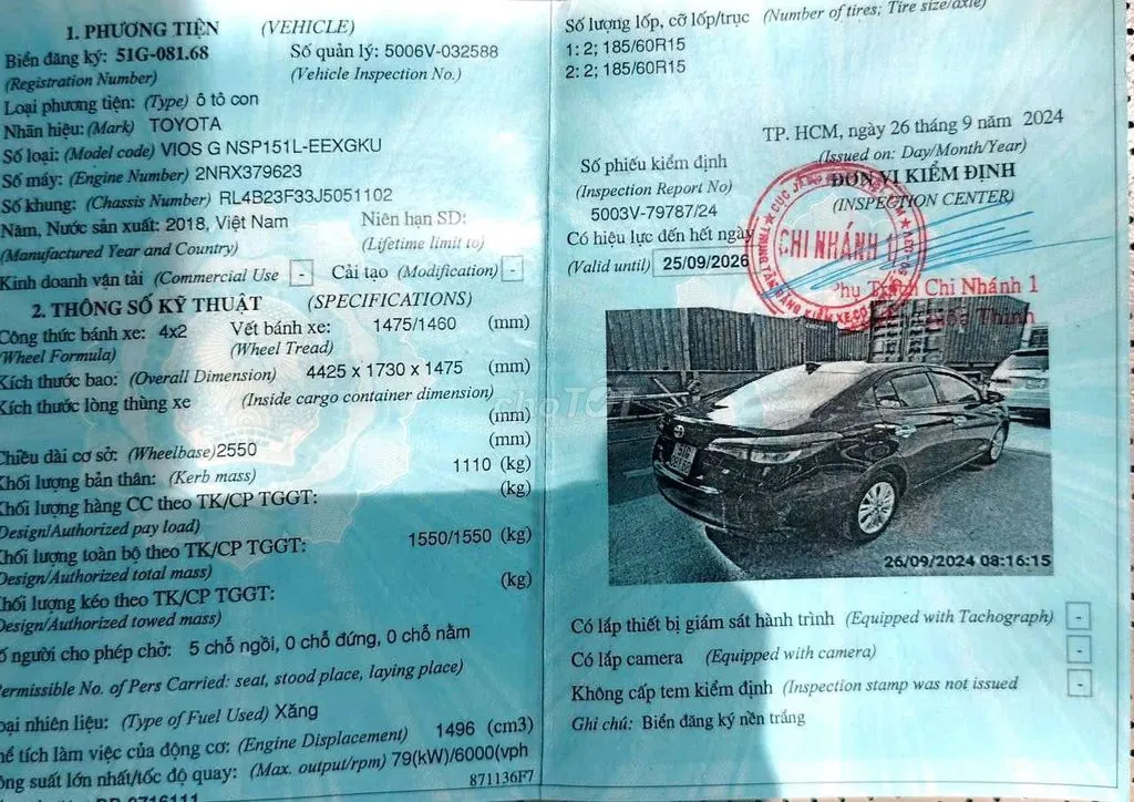 Toyota Vios 2018 photo 5