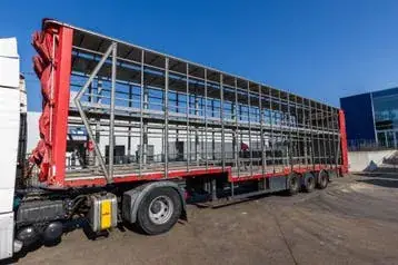 Aanhangers En Opleggers Lecitrailer Cuello Cisne 3E-Rd+Double Etage+Dhollandia 2Ton
