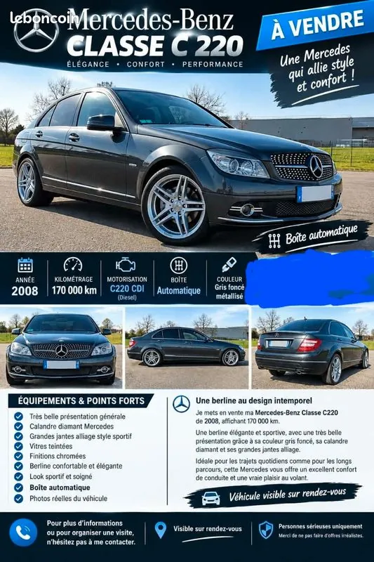 Mercedes-Benz C-Class 2008 photo 3