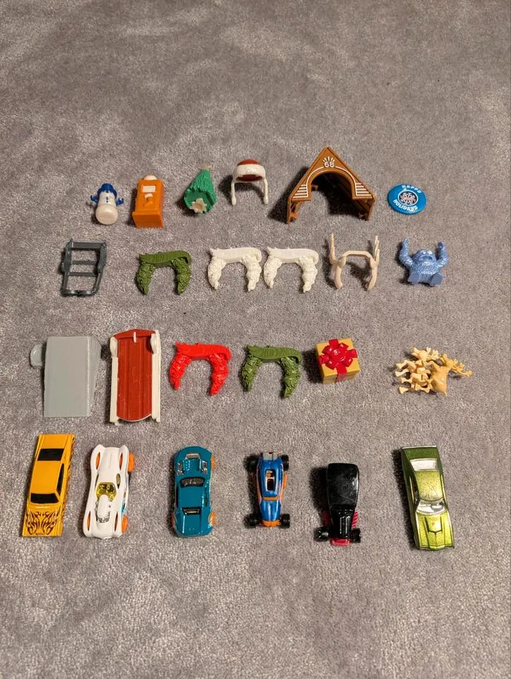 Hot Wheels Adventskalender Zubehör Und Autos