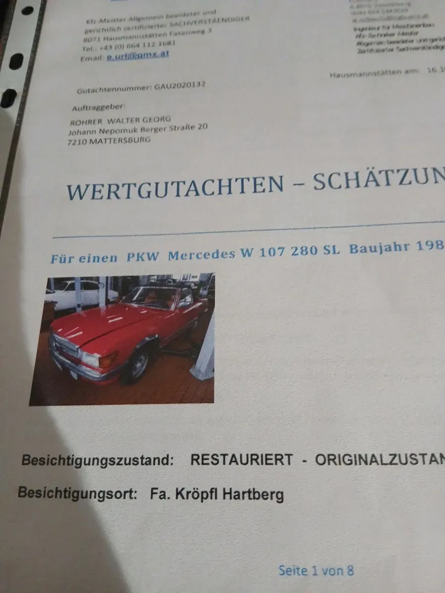 Mercedes-Benz Sl-Class 1980 photo 2