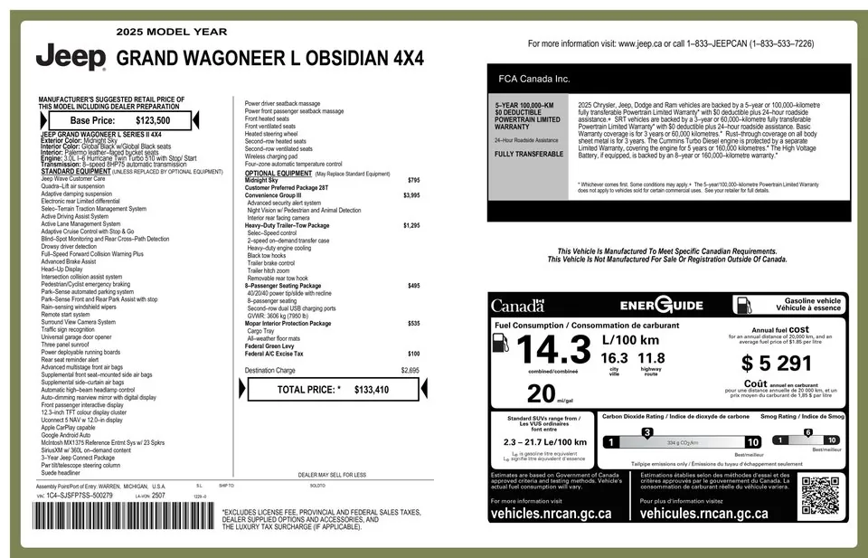 Jeep Grand Wagoneer 2025 photo 3