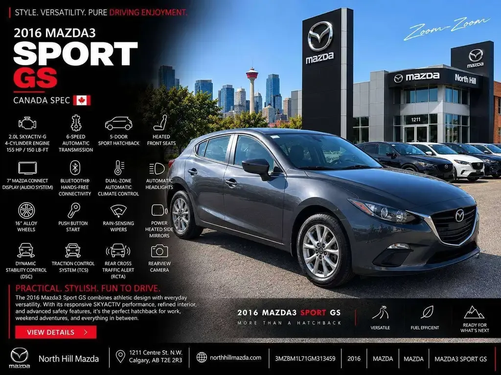 Mazda 3 Sport Gs 2016 photo 2