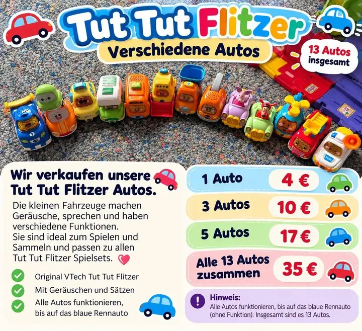 Tut Tut Flitzer Autos
