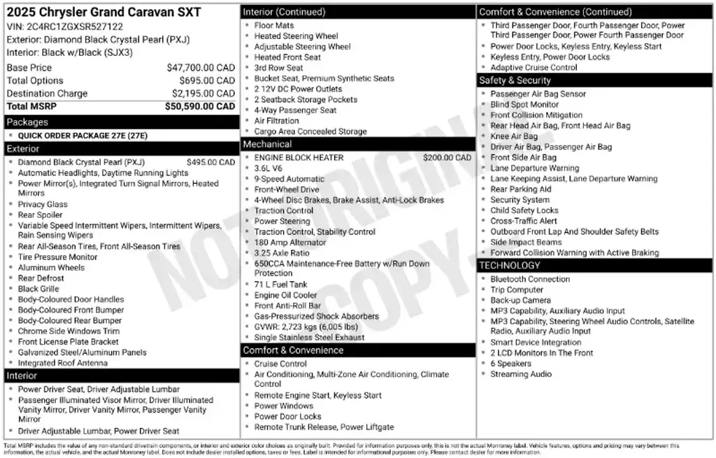Chrysler Grand Caravan 2025 photo 3