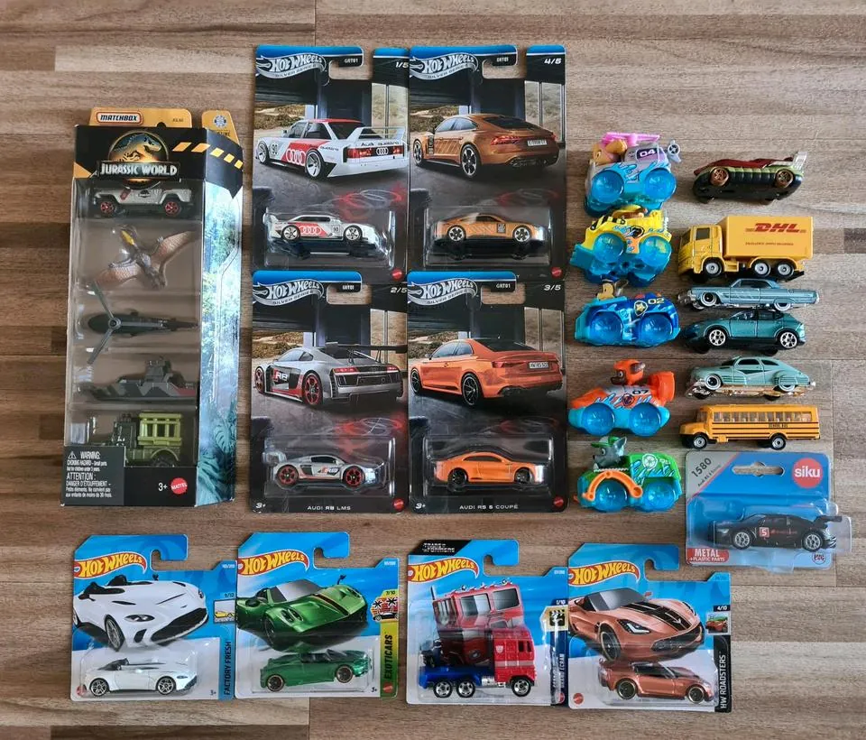 Hot Wheels Matchbox Siku Autos Set