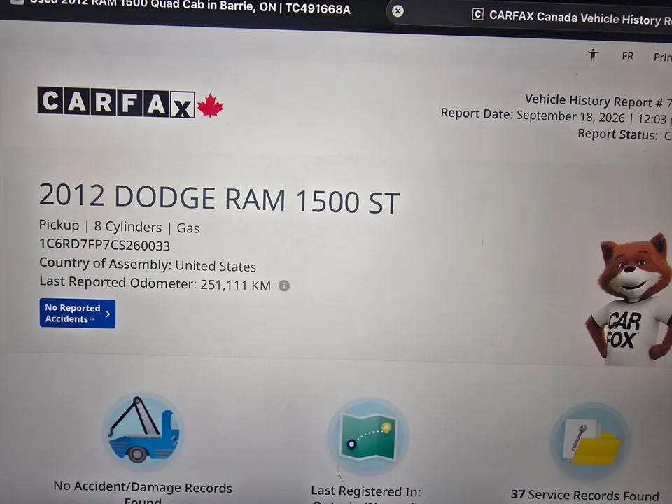 Dodge Ram 1500 2012 photo 2