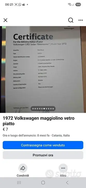 Volkswagen Magnum 1970 photo 4